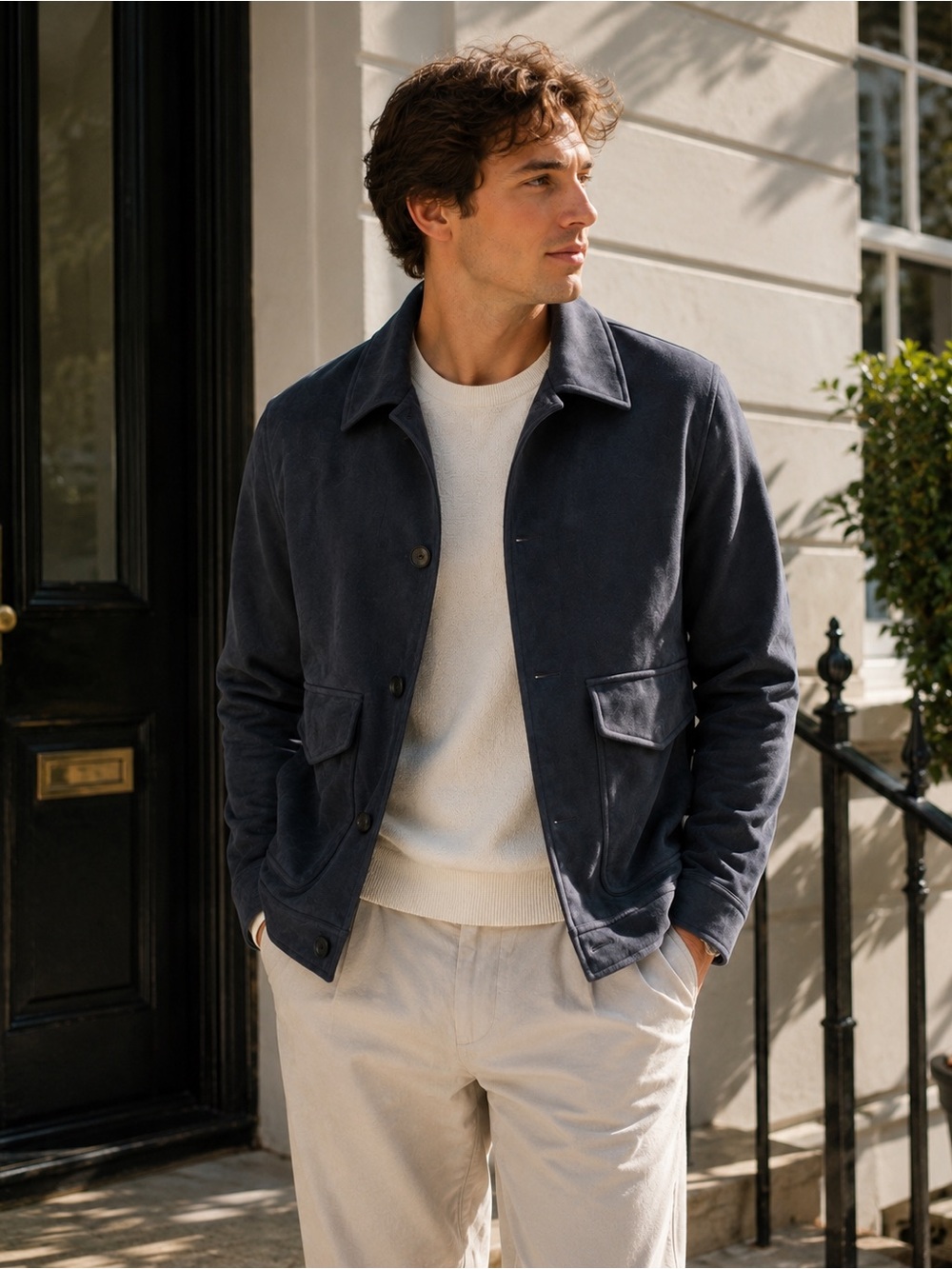 Express Dark Blue Military Jacket